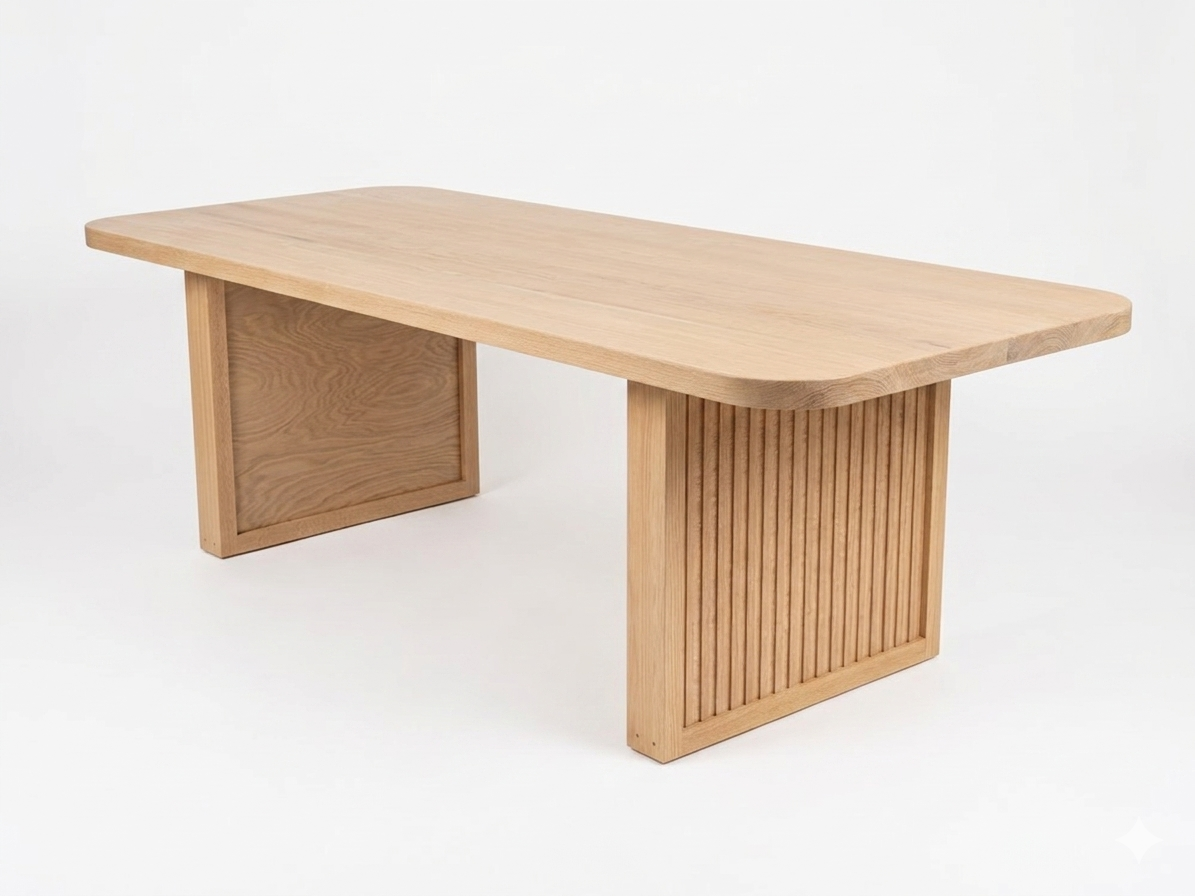 Zara Fluted Dining Table
