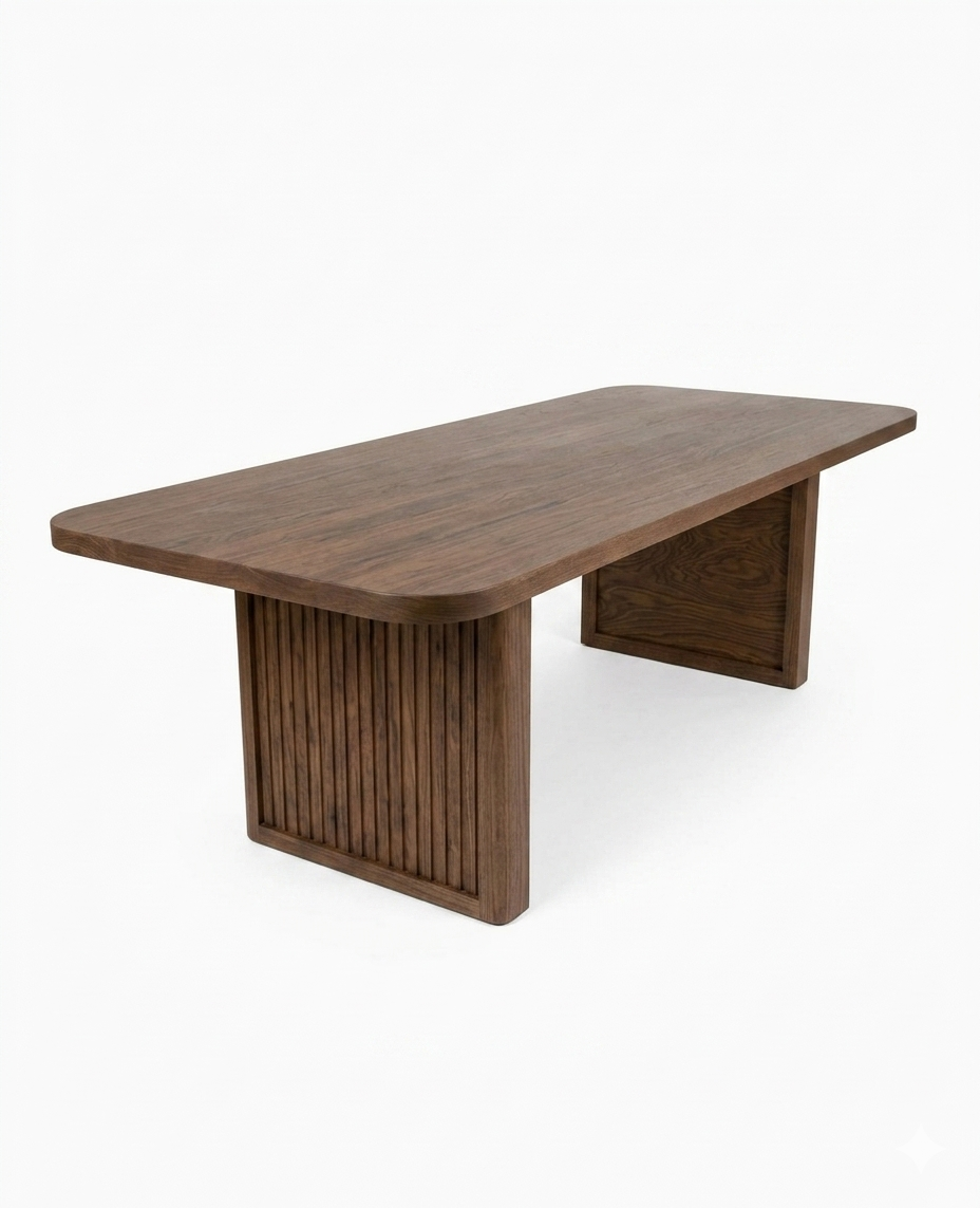 Zara Fluted Dining Table